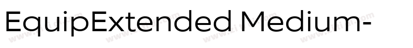 EquipExtended Medium字体转换